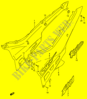 FAIRING (MODEL R/S) for Suzuki GSX-F 600 1988