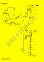 REAR BRAKE MASTER CYLINDER (GSF650SAL2 E21) for Suzuki BANDIT 650 2012
