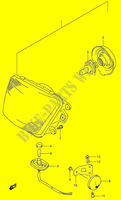 HEAD LAMP (MODELE M/N/P/R) for Suzuki DR 650 1993