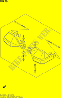 KNUCKLE COVERS (OPTIONAL) for Suzuki V-STROM 1000 2014