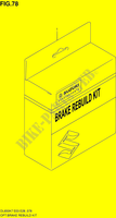 BRAKE REBUILD KIT (DL650AK7/AK8/AK9/AL0) for Suzuki V-STROM 650 2010