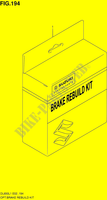 BRAKE REBUILD KIT  (DL650AL1 E19) for Suzuki V-STROM 650 2011