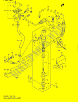 REAR MASTER CYLINDER (DL650AL1 E02) for Suzuki V-STROM 650 2011