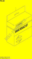 BRAKE REBUILD KIT for Suzuki V-STROM 650 2013