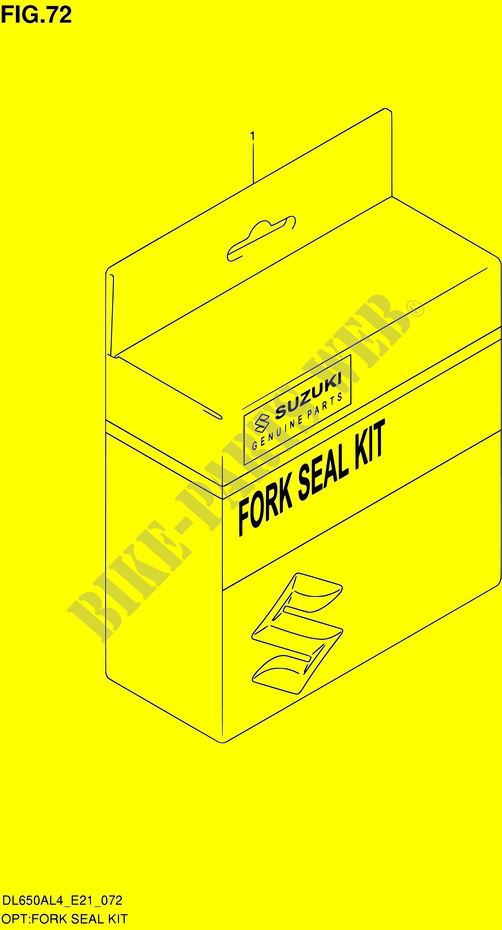 FORK SEAL KIT for Suzuki V-STROM 650 2014