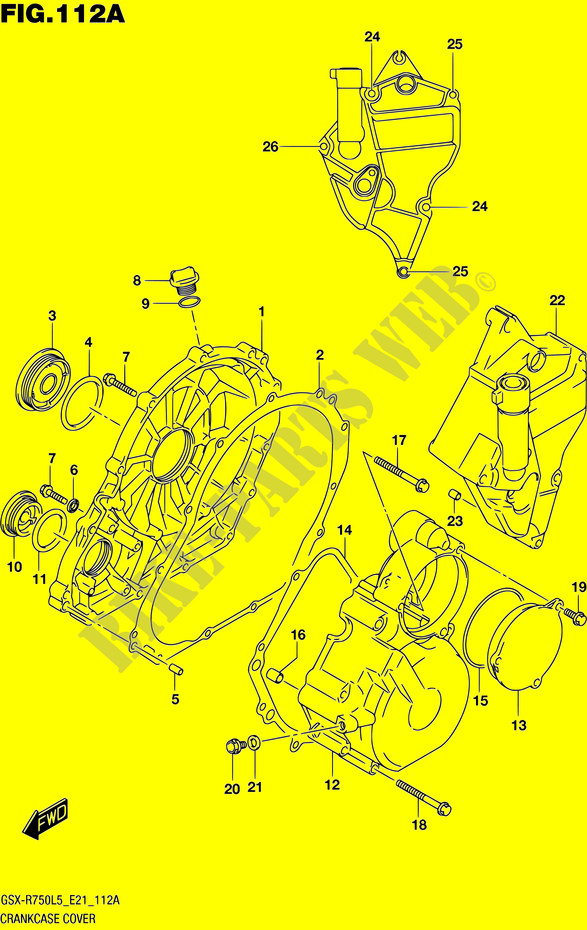 CASING for Suzuki GSX-R 750 2015