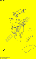 BATTERY HOLDER (SFV650L4 E03) for Suzuki GLADIUS 650 2014
