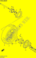 REAR WHEEL for Suzuki GLADIUS 650 2015