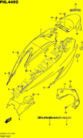 REAR FAIRING (UH200L5 P34) for Suzuki BURGMAN 200 2015