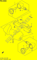 FRONT INDICATORS (VL1500L4 E24) for Suzuki INTRUDER 1500 2014