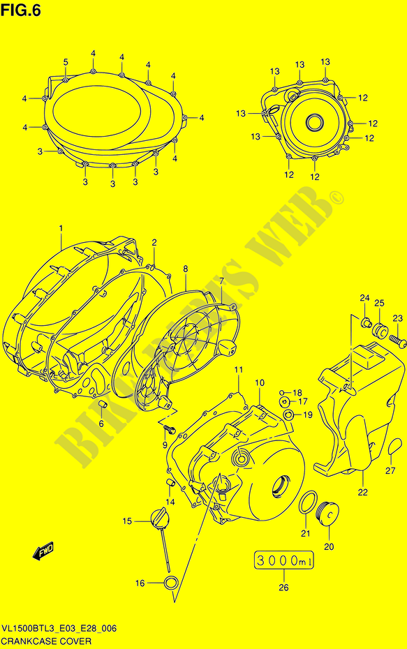 CASING for Suzuki BOULEVARD 1500 2013