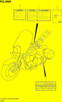 LABEL (VL1500TL4 E28) for Suzuki BOULEVARD 1500 2014