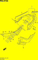 REAR FENDER for Suzuki BOULEVARD 1800 2014