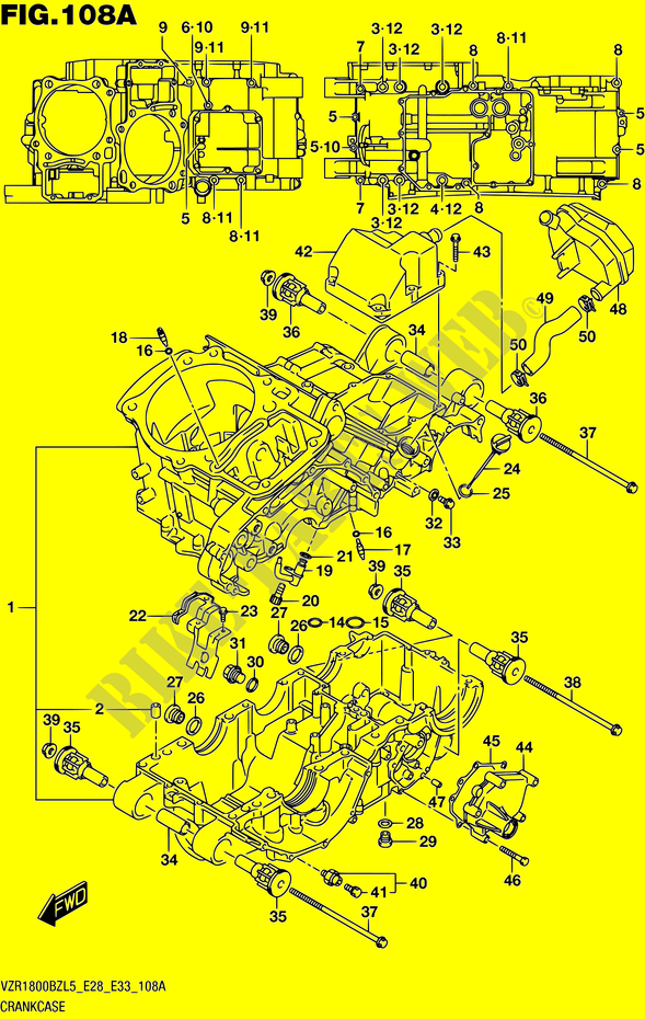 CASING for Suzuki BOULEVARD 1800 2015
