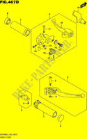 HANDGRIPS   LEVERS  (VZR1800BZL5 E02) for Suzuki INTRUDER 1800 2015