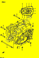 CASING for Suzuki QUADRUNNER 250 1985