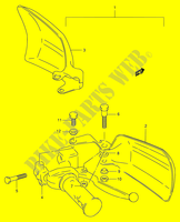 KNUCKLE COVERS (OPTIONNEL) for Suzuki KINGQUAD 500 2000