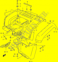 REAR FENDER (MODELE X/Y) for Suzuki QUADMASTER 500 2000