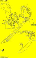 BACKREST (AN400ZAL5 E02) for Suzuki BURGMAN 400 2015
