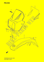 HEADLIGHT FAIRING (MODEL K8/K9/L0) for Suzuki DR 200 2010