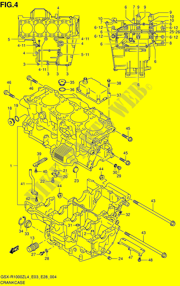 CASING for Suzuki GSX-R 1000 2014