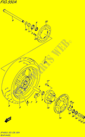 REAR WHEEL (SFV650L5 E03) for Suzuki GLADIUS 650 2015