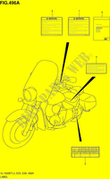 LABEL (VL1500BTL4 E03) for Suzuki INTRUDER 1500 2014
