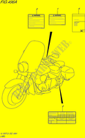LABEL (VL1500TL5 E02) for Suzuki BOULEVARD 1500 2015
