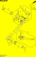HANDGRIPS   LEVERS  (VZR1800BZUFL5 E19) for Suzuki INTRUDER 1800 2015