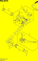 HANDGRIPS   LEVERS  (VZR1800UFL5 E19) for Suzuki INTRUDER 1800 2015