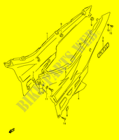 FAIRING (MODEL T) for Suzuki GSX-F 600 1988