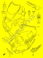 FAIRING (MODEL R) for Suzuki GSX-F 750 1996