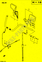 HANDLEBAR   CABLES (MODEL H/J) for Suzuki CAVALCADE 1400 1988