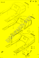 REAR FAIRING   SEAT COWL (GSX400EE/EF/EG) for Suzuki GSX 400 1984