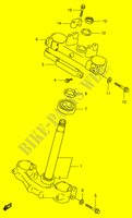 STEERING COLUMN (MODEL T/V/W) for Suzuki RM 125 1997