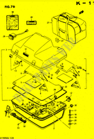 TRUNK (MODEL G) for Suzuki CAVALCADE 1400 1988