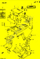 UPPER FAIRING (MODEL G/H) for Suzuki CAVALCADE 1400 1988