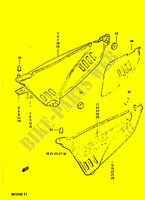 FAIRING (MODEL D:E2, E4, E15, E17, E18, E21, E25, E26) for Suzuki DR 125 1982