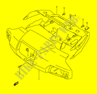 HANDLEBAR FAIRING (E2,E4,E21,E24) for Suzuki AE 50 1991