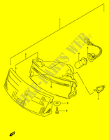 HEAD LAMP (F.NO.219351~) for Suzuki ADDRESS 100 1999