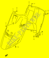 LEG SHIELD (MODEL T/V/X/Y) for Suzuki ADDRESS 100 1997