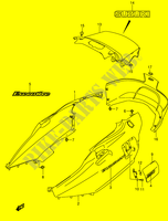 REAR FAIRING (AN650AK4) for Suzuki BURGMAN 650 2004