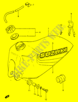 FUEL TANK (MODEL Z) for Suzuki RM 465 1982