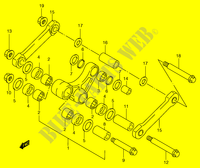 SHOCK ABSORBER LINKAGE (MODEL Y) for Suzuki RM 125 1999