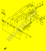 SWINGARM (MODEL T) for Suzuki RM 125 1997