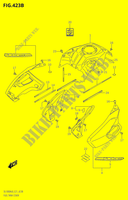 FUEL TANK COVER (DL1000A:L8:E21) for Suzuki V-STROM 1000 2018