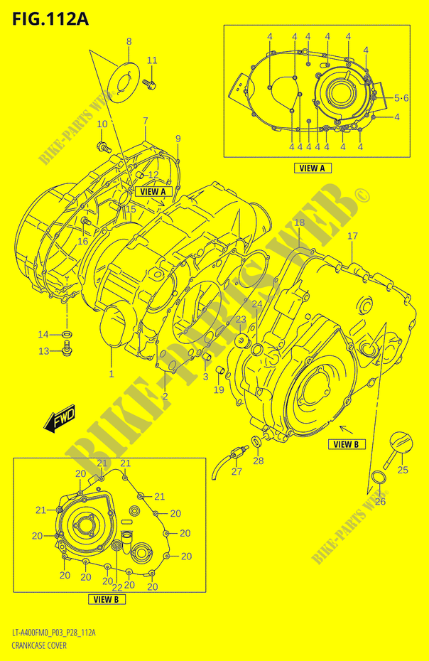 CASING for Suzuki KINGQUAD 400 2020
