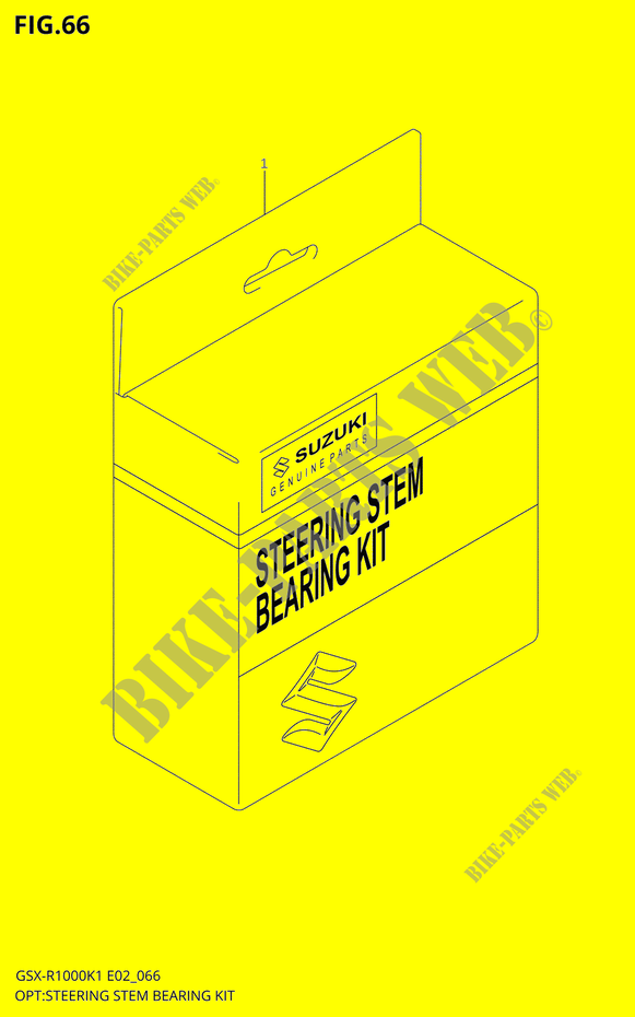 STEERING STEM BEARING KIT for Suzuki GSX-R 1000 2001
