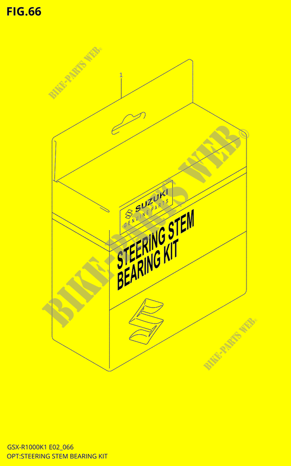 STEERING STEM BEARING KIT for Suzuki GSX-R 1000 2002