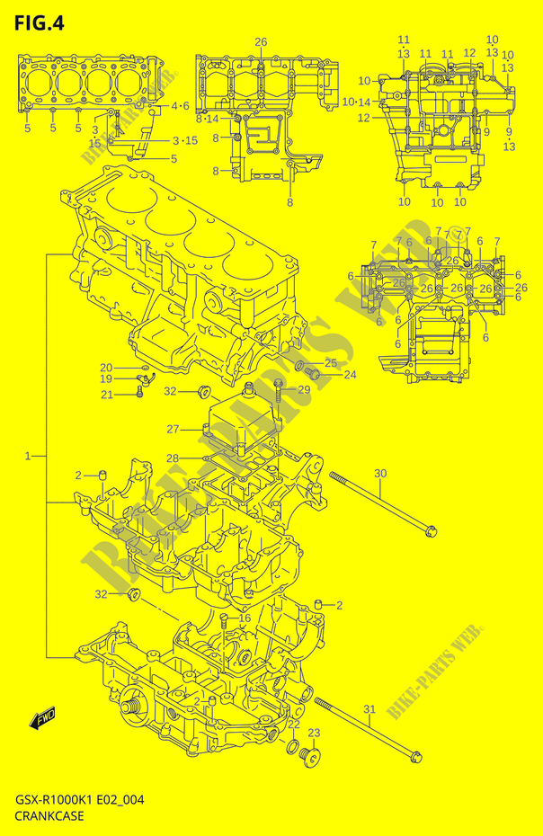 CASING for Suzuki GSX-R 1000 2002